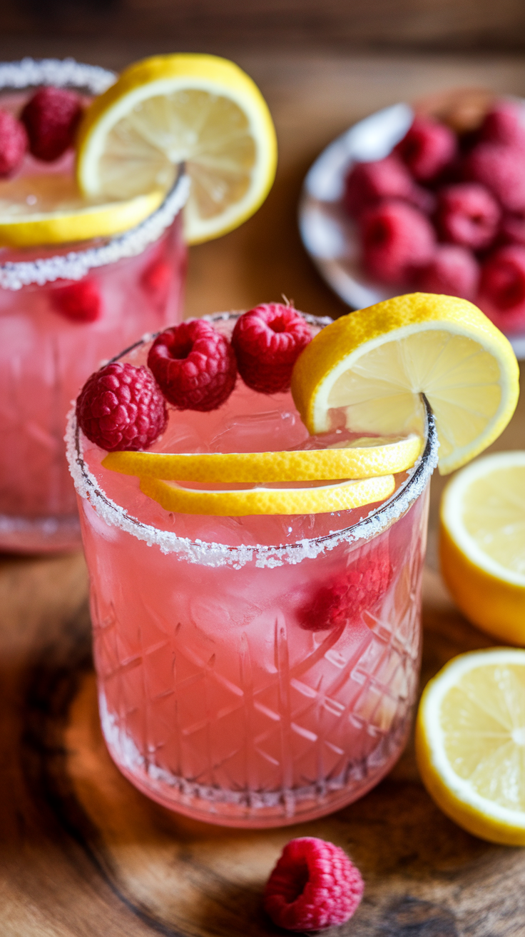 The Raspberry Lemonade Margarita is a refreshing twist on a classic cocktail that combines the tartness of raspberries with the zing of fresh lemons. This colorful drink is perfect for summer gatherings or a cozy night in, offering a delightful balance of sweet and sour flavors that will leave your taste buds dancing.