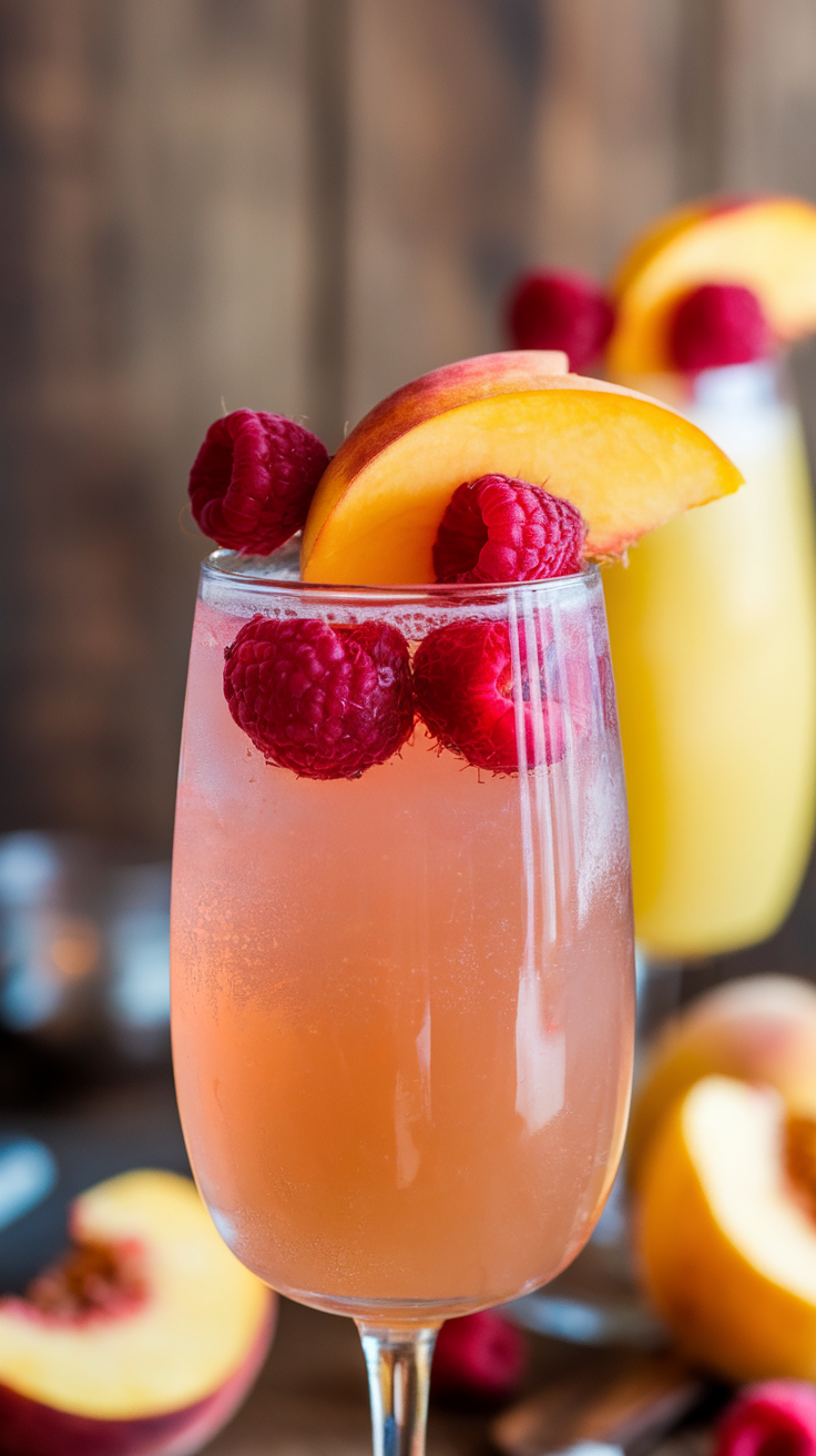 The Raspberry Peach Mimosa is a refreshing twist on the classic brunch favorite. Combining the sweetness of ripe peaches with the tartness of raspberries, this drink offers a delightful flavor that’s perfect for any celebration or relaxing afternoon. It’s simple to make and brings a burst of color and taste to your table.