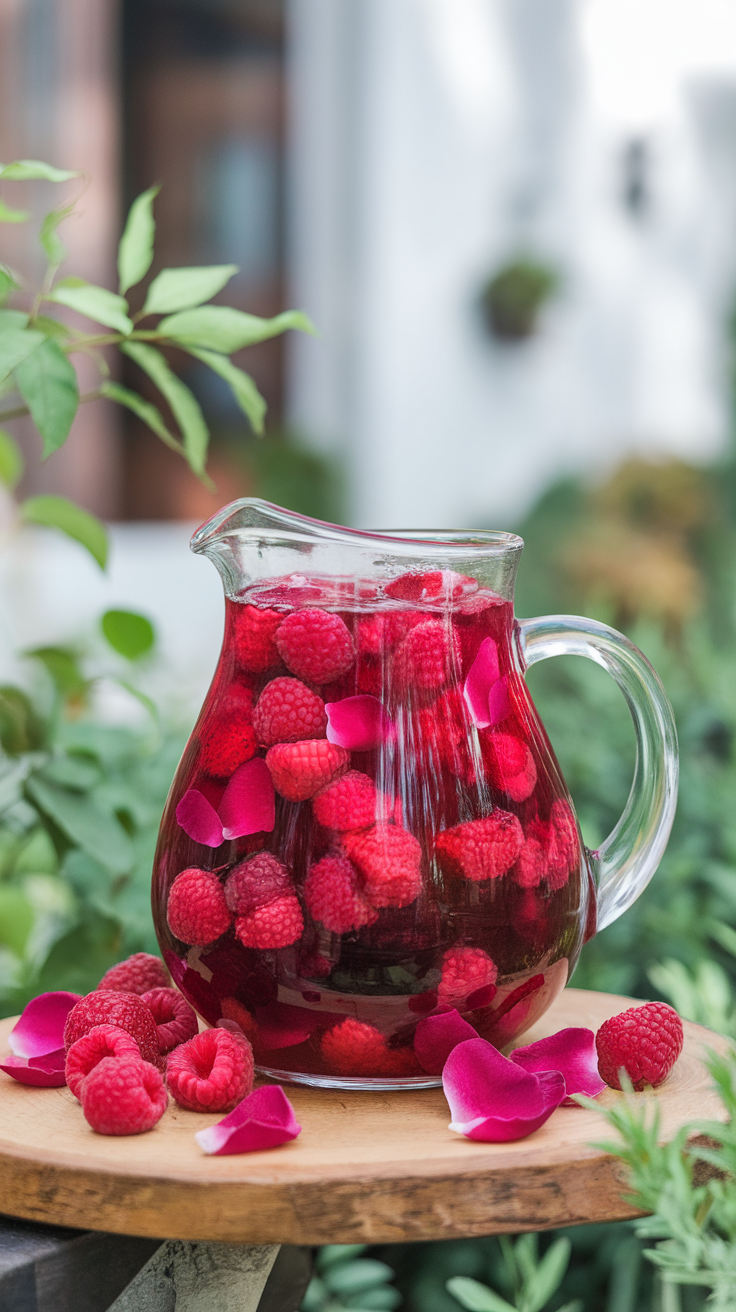 Raspberry Rose Sangria is a delightful and refreshing cocktail that perfectly captures the spirit of Galentine's Day. Bursting with fruity flavors and a hint of floral notes, this sangria is not only tasty but also incredibly easy to whip up. It's a fantastic drink to share with your besties, making every sip feel special and celebratory.