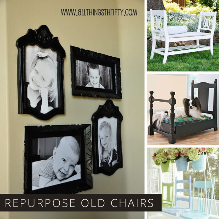 25 Genius Ways to Repurpose Old Wooden Chairs You're Sure to Love