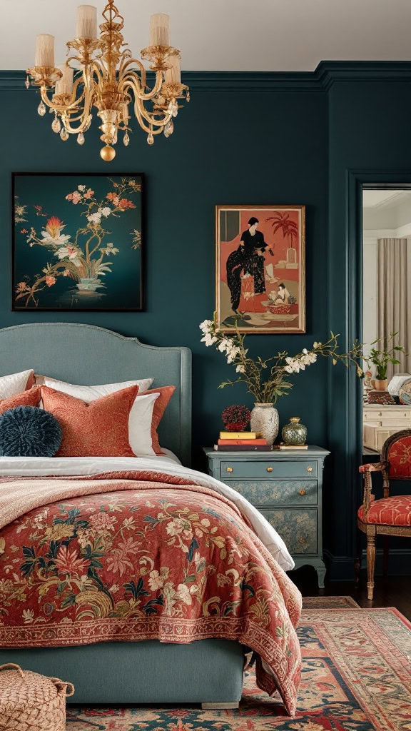 Jewel tones add a splash of color and warmth to any space. The deep greens, blues, and warm reds create a cozy vibe that feels inviting. You can easily mix and match these colors for a stunning, layered look!