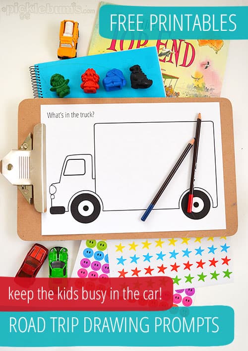 Free Printable Road Trip Drawing Prompts