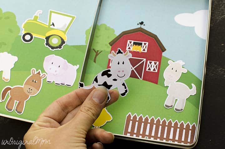 Magnetic Travelling Farm Toddler Game