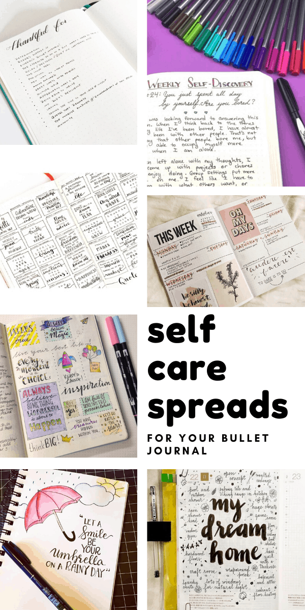 Self Care Journal Ideas for Your Bullet Journal {It's time to embrace ...