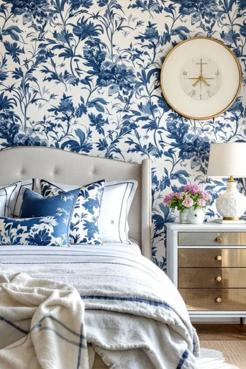 Love chinoiserie? These guest bedroom ideas combine comfort with timeless Asian-inspired decor. Save your favorites for later! ?️✨ #HomeStyling #ChinoiserieInspo