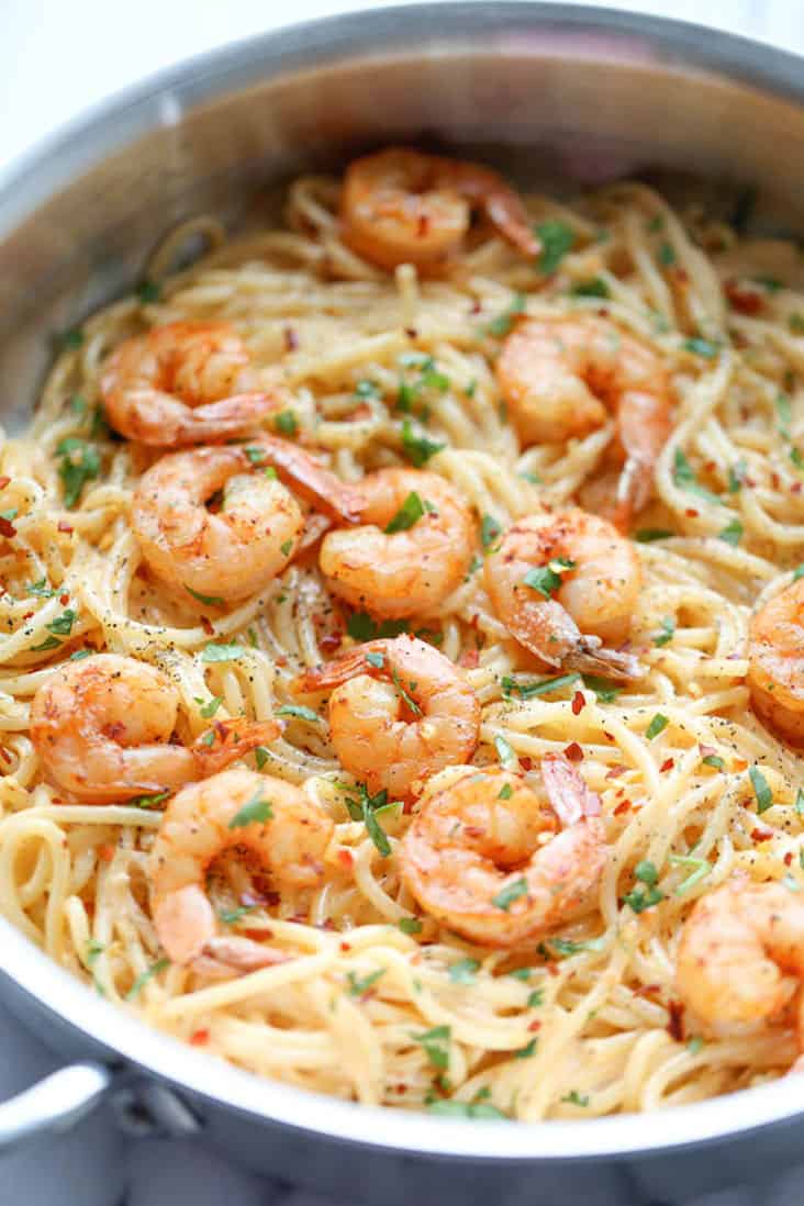 Bang Bang Shrimp Pasta