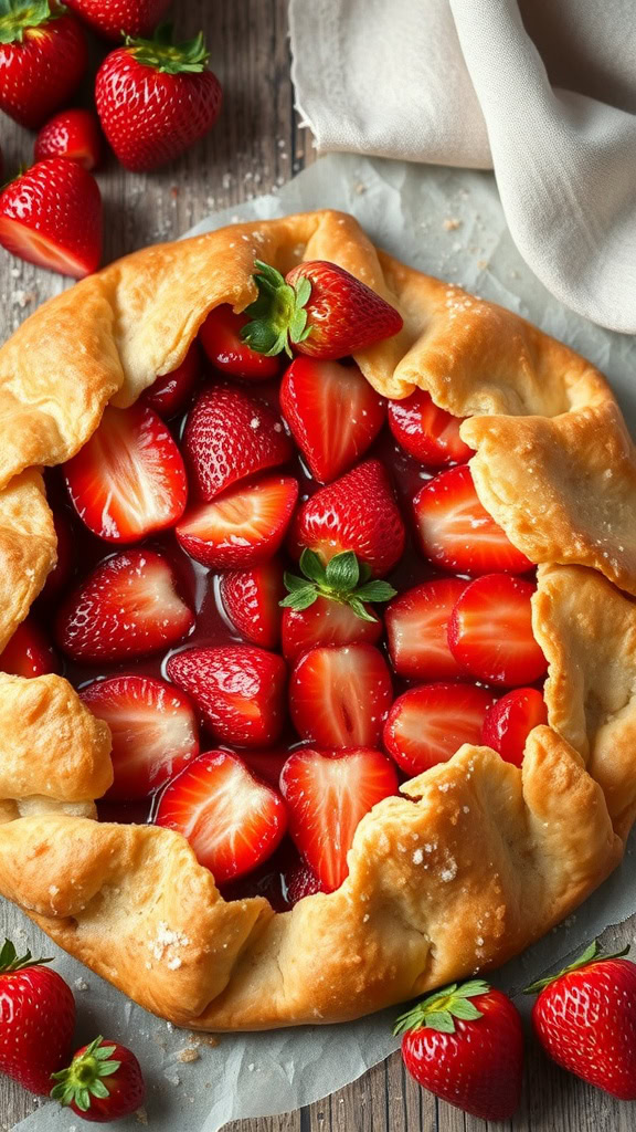 A Simple Strawberry Galette is a delightful way to showcase fresh strawberries this spring. With a flaky crust and sweet, juicy filling, it’s perfect for any gathering or just a cozy night in. Check out the recipe for this easy dessert here and enjoy the tastes of the season!