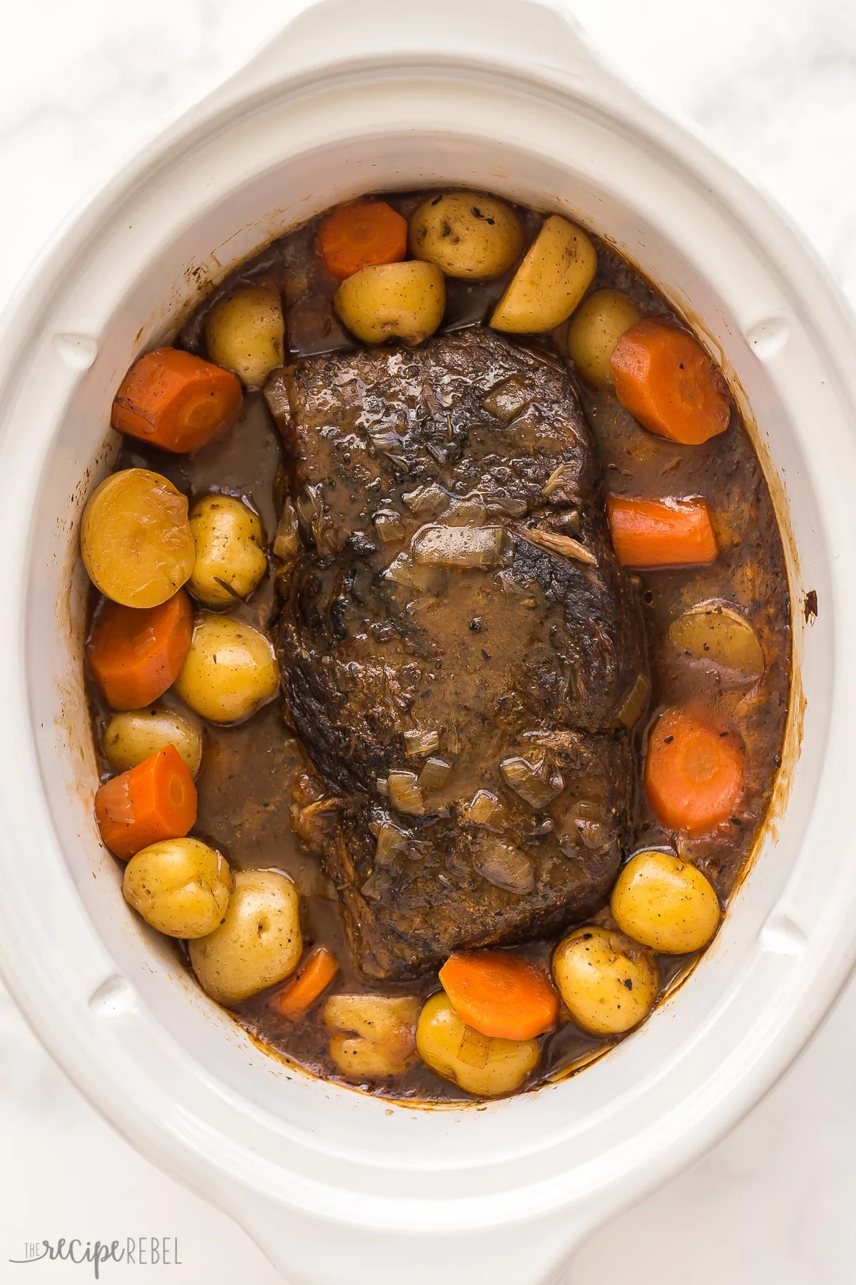 The king of comfort food. Juicy beef roast, soft root veggies, and a rich gravy make this a December dinner winner.