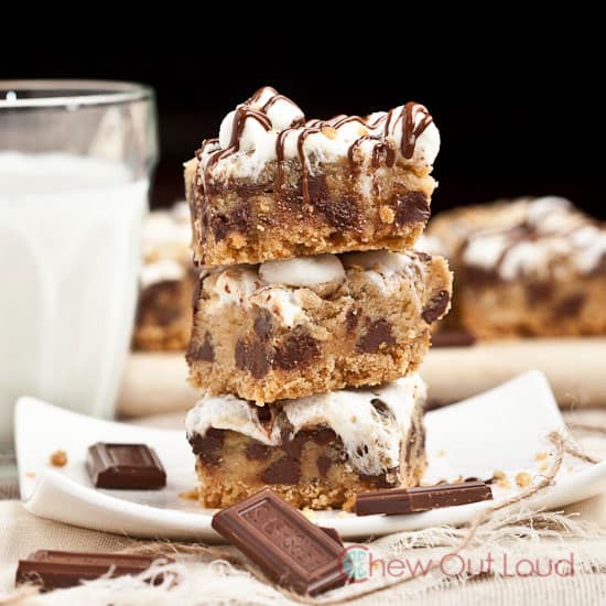 S’mores Cookie Bars