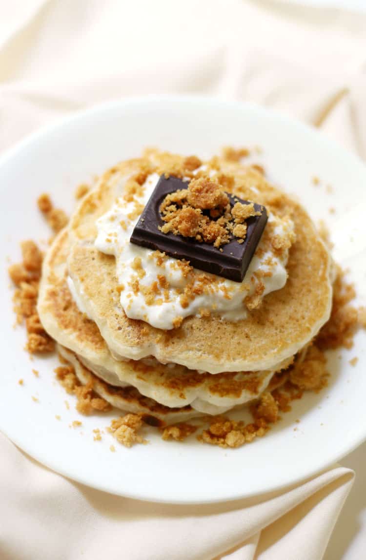 Gluten-Free S’mores Pancakes