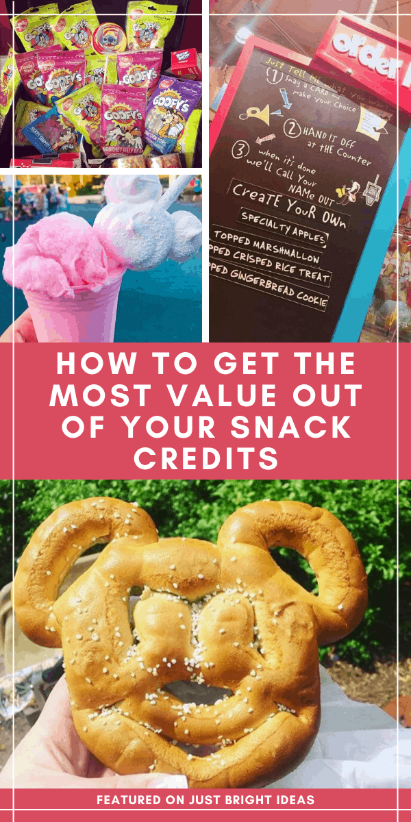 Don't make these mistakes with your Disney dining plan snack credits!