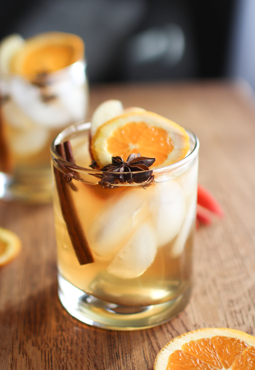 A deliciously warm spiced punch with rum, apple cider, and aromatic spices. It’s a fantastic, warming drink for a crowd.