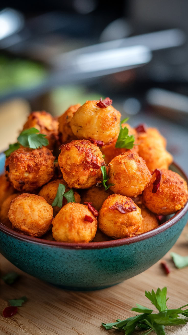 These spicy chickpea snack bites are a hit for any bake sale! They’re crunchy, tasty, and packed with flavor. Plus, they’re easy to make and will disappear fast!