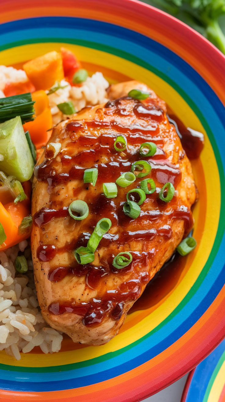 If you're craving something sweet with a kick, this Spicy Honey Garlic Chicken is a great choice. The blend of honey and garlic creates a delicious glaze that really elevates the chicken. Serve it over rice for a satisfying meal!