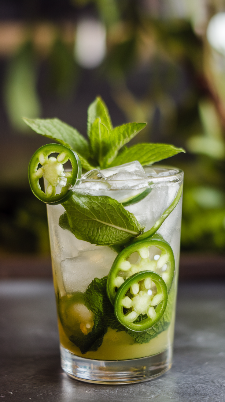 The Spicy Jalapeño Mojito is a bold twist on the classic mojito, offering a playful kick of heat alongside the refreshing notes of mint and lime. If you’re looking for a cocktail that packs a punch while still being cool and refreshing, this drink is for you. It’s simple to make, perfect for summer gatherings or a cozy night in.