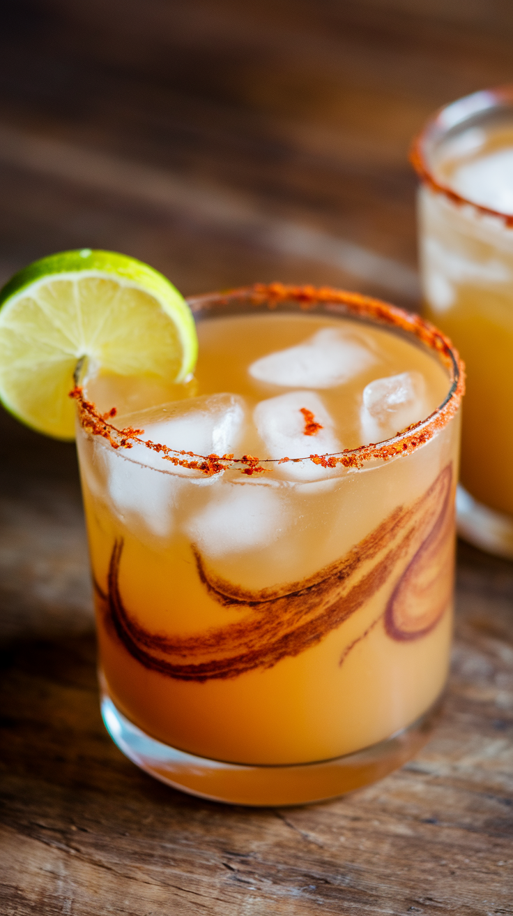 The Spicy Tamarind Margarita is a delightful twist on the classic margarita, adding a unique blend of sweet, tangy, and spicy flavors. This cocktail brings together the rich taste of tamarind with a kick of spiciness, making it perfect for those who enjoy a little heat in their drinks.