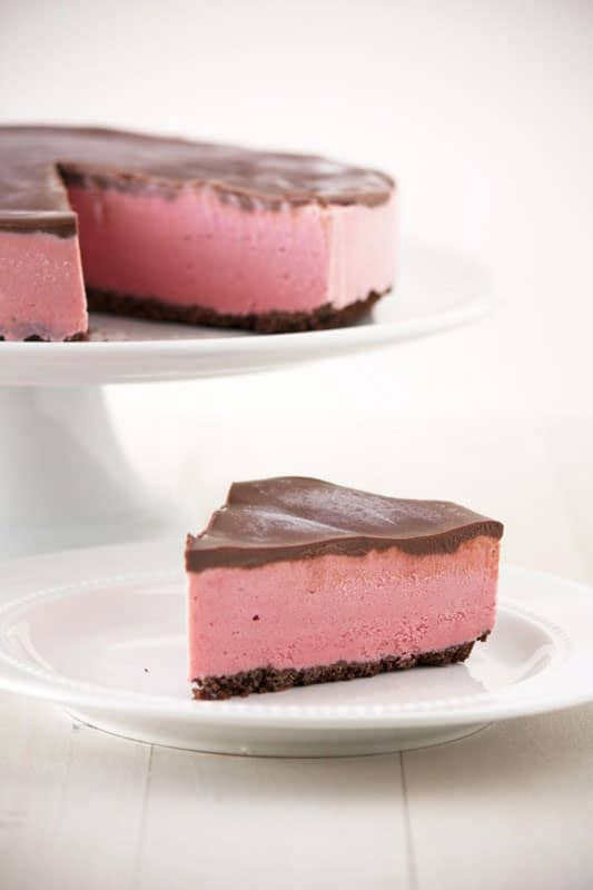 Chocolate Covered Strawberry Ice Cream Pie