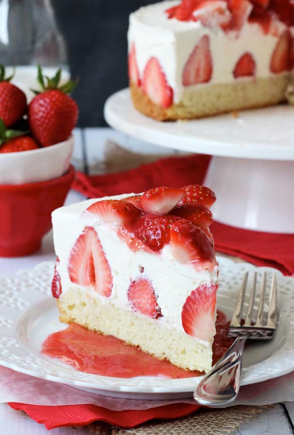 Strawberry Shortcake Cheesecake