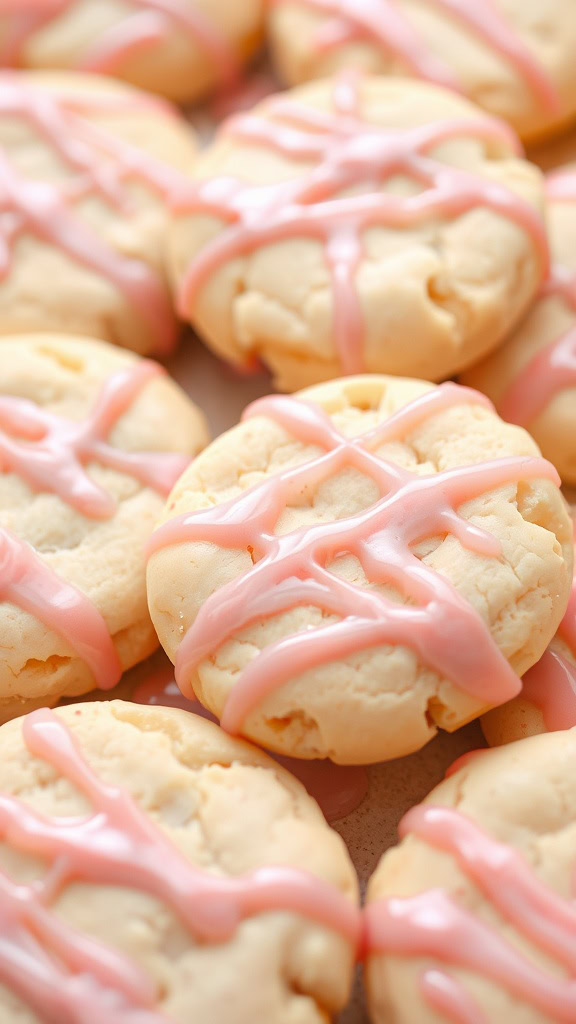 These Strawberry Lemonade Cookies are the perfect sweet treat for any occasion! Soft, chewy, and bursting with refreshing flavors, they’re drizzled with a delightful pink glaze that makes them even more tempting. Check out the full recipe for these delicious cookies here!