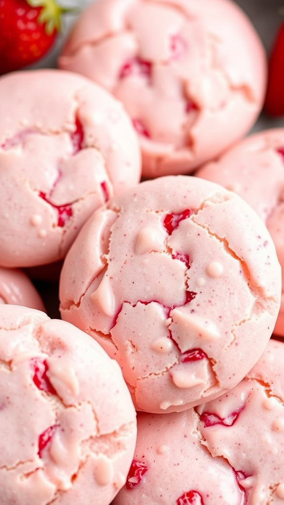 Strawberry milkshake cookies are a delightful treat for spring! These soft and chewy cookies are bursting with fresh strawberry flavor, making them perfect for any sunny day. Check out the recipe for these yummy cookies here!