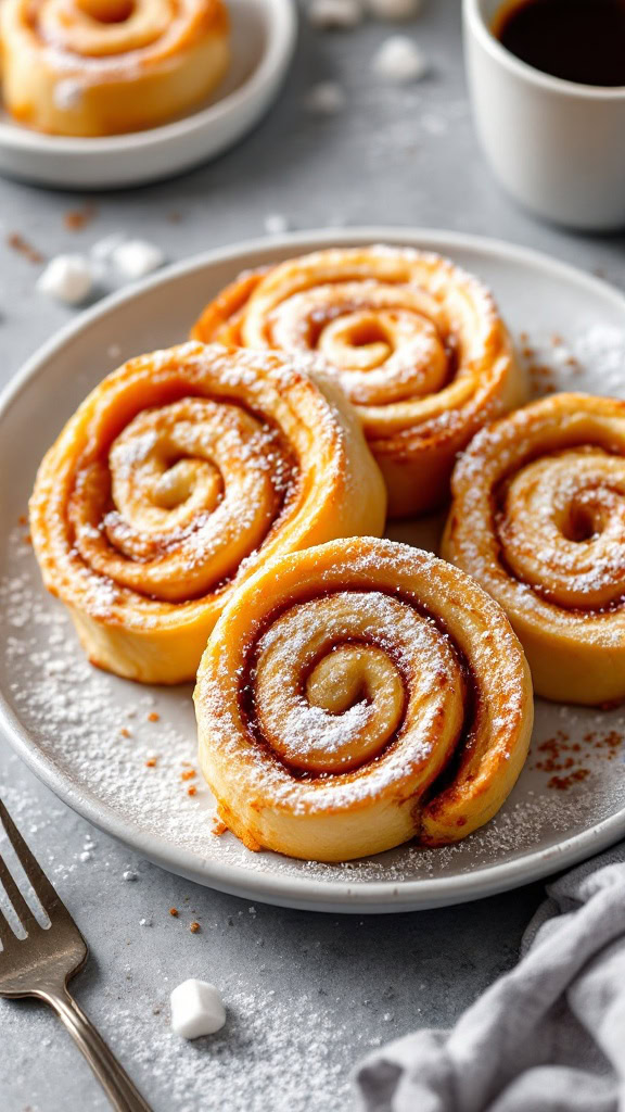 Sweet cinnamon sugar pinwheels are a delightful treat that everyone will love. These soft, swirly rolls are filled with a warm cinnamon and sugar mixture, making them perfect for breakfast or dessert. Serve them warm with a sprinkle of powdered sugar for a cozy and inviting snack.