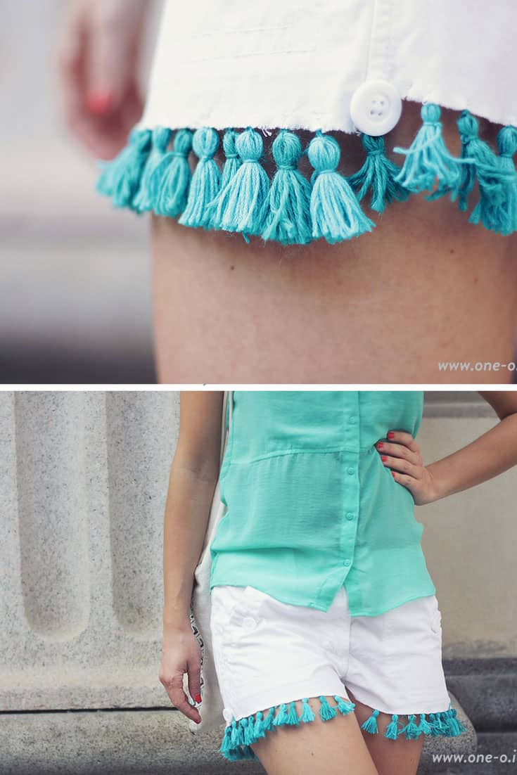 DIY Tassel Shorts