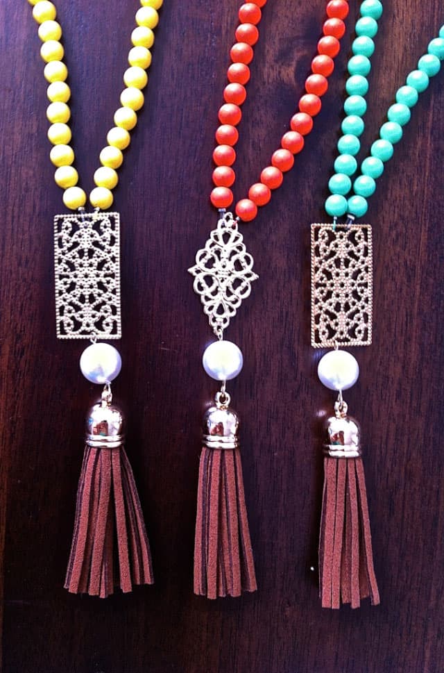 8 Pieces Beaded Tassels Jewelry Making Decorative Handmade DIY Crafting  Tassels Christmas Home Décor Charms Gypsy