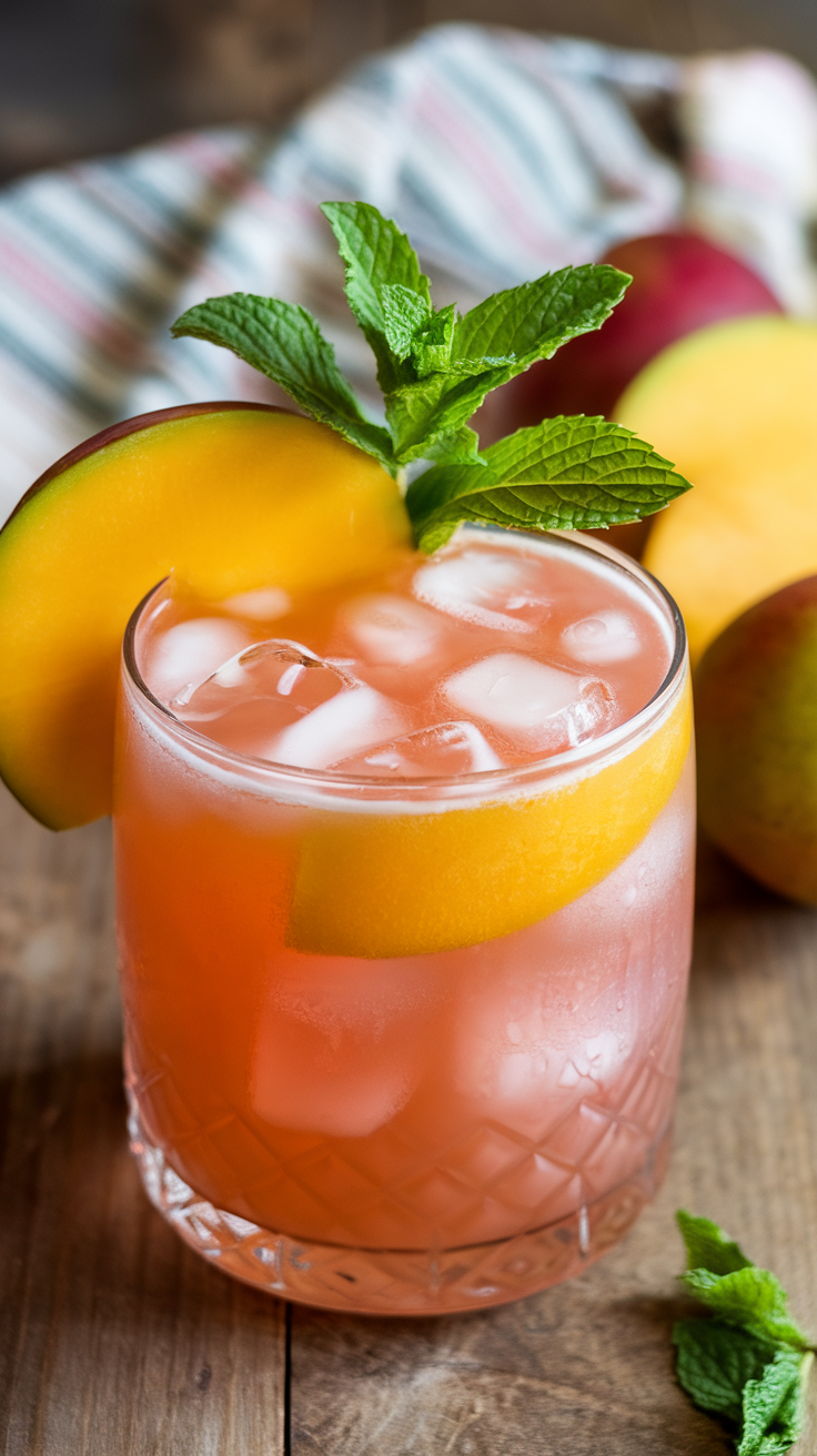 The Tropical Mango Mint Cooler is a refreshing drink that perfectly balances the sweetness of ripe mangoes with a hint of mint. This mocktail is not only delicious but also super simple to whip up, making it perfect for warm days or casual gatherings.