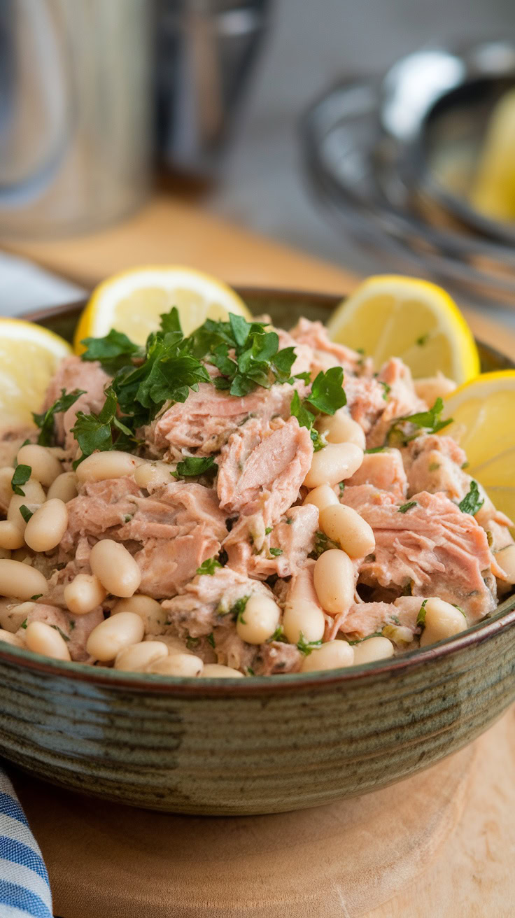 This Tuna and White Bean Pasta Salad is a quick and delicious option for any meal. Packed with protein from tuna and white beans, it’s both filling and nutritious. Toss it together with your favorite dressing and enjoy a refreshing dish that’s perfect for lunch or dinner!