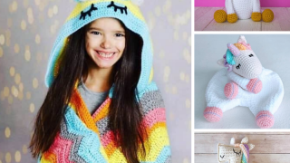 So many cute unicorn crochet patterns! From stuffed toys and blankets to slippers and dolls there is something here any child will love to receive!