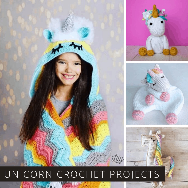 So many cute unicorn crochet patterns! From stuffed toys and blankets to slippers and dolls there is something here any child will love to receive!