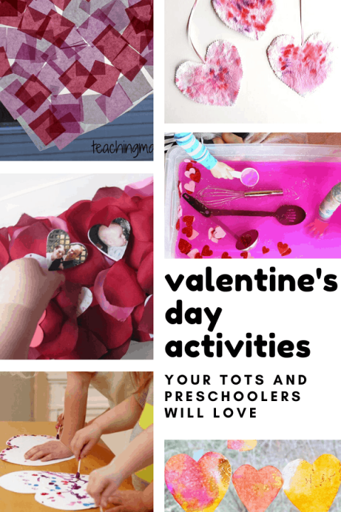 These easy Valentine's day activities and crafts are perfect for your toddler or preschooler