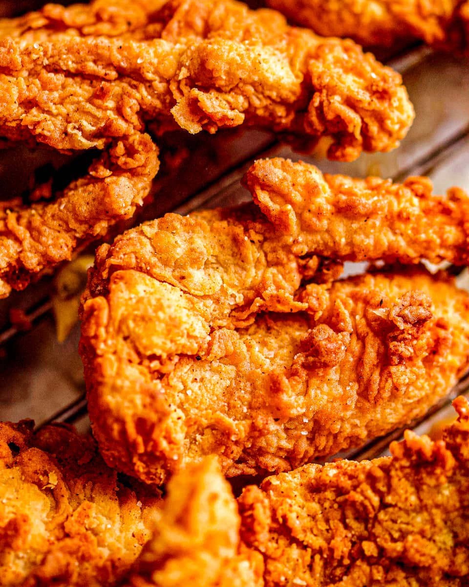 This crispy, golden "chicken" made from tofu or seitan is seasoned to perfection and pairs beautifully with mashed potatoes and gravy.