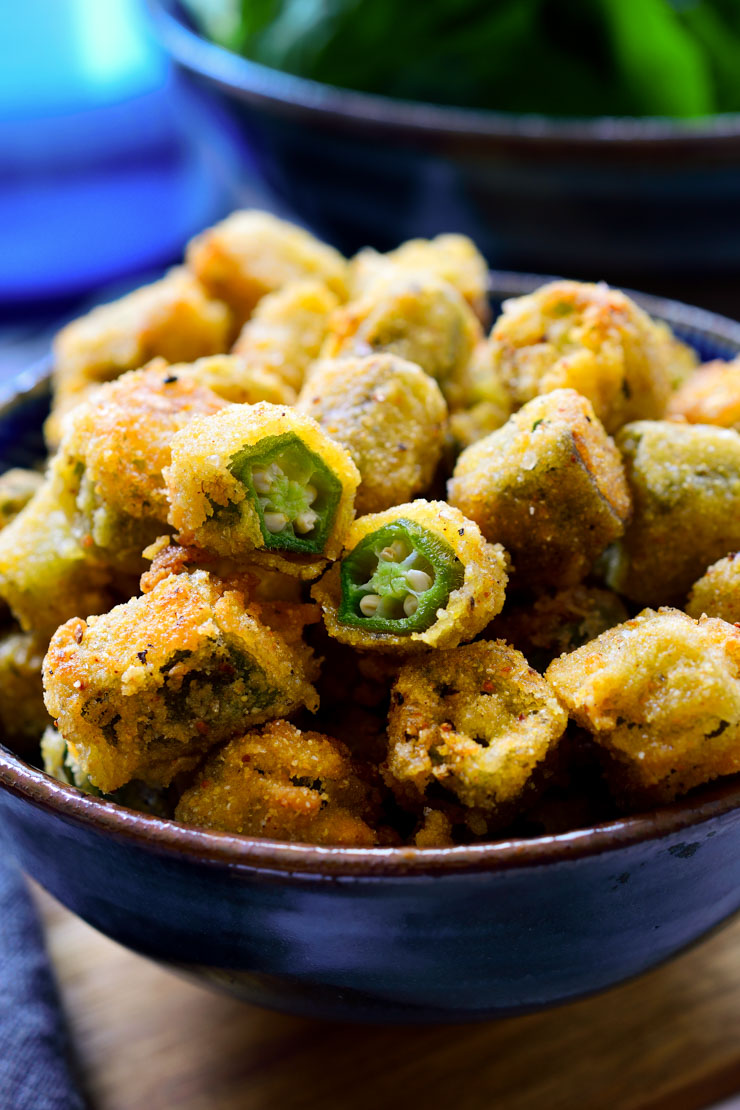 Breaded and baked or fried, this okra recipe is crunchy, flavorful, and perfect for snacking or serving as a side dish.