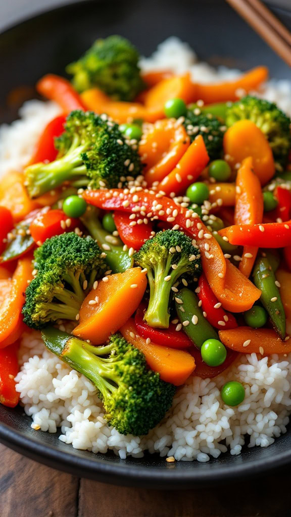 Nothing beats a colorful vegan stir-fry, packed with fresh veggies and flavor. Toss together your favorite greens, like broccoli and bell peppers, for a quick and healthy meal. Check out this amazing vegan stir-fry recipe to get started!