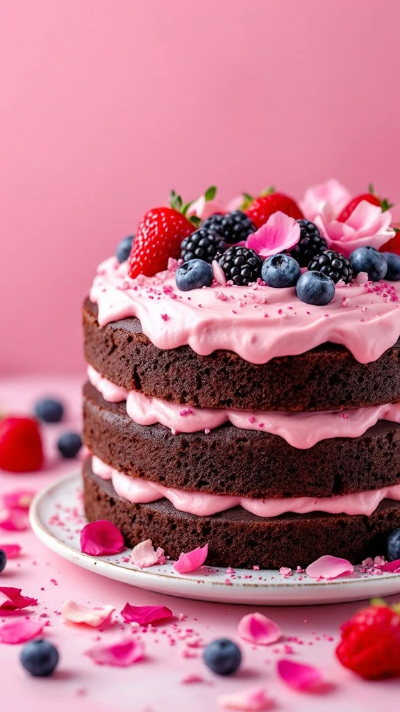 This Vegan Valentine’s Day Cake is a sweet treat to celebrate love. With layers of rich chocolate and a delightful pink frosting, it’s perfect for your special day. Check out the recipe here to impress your loved ones!