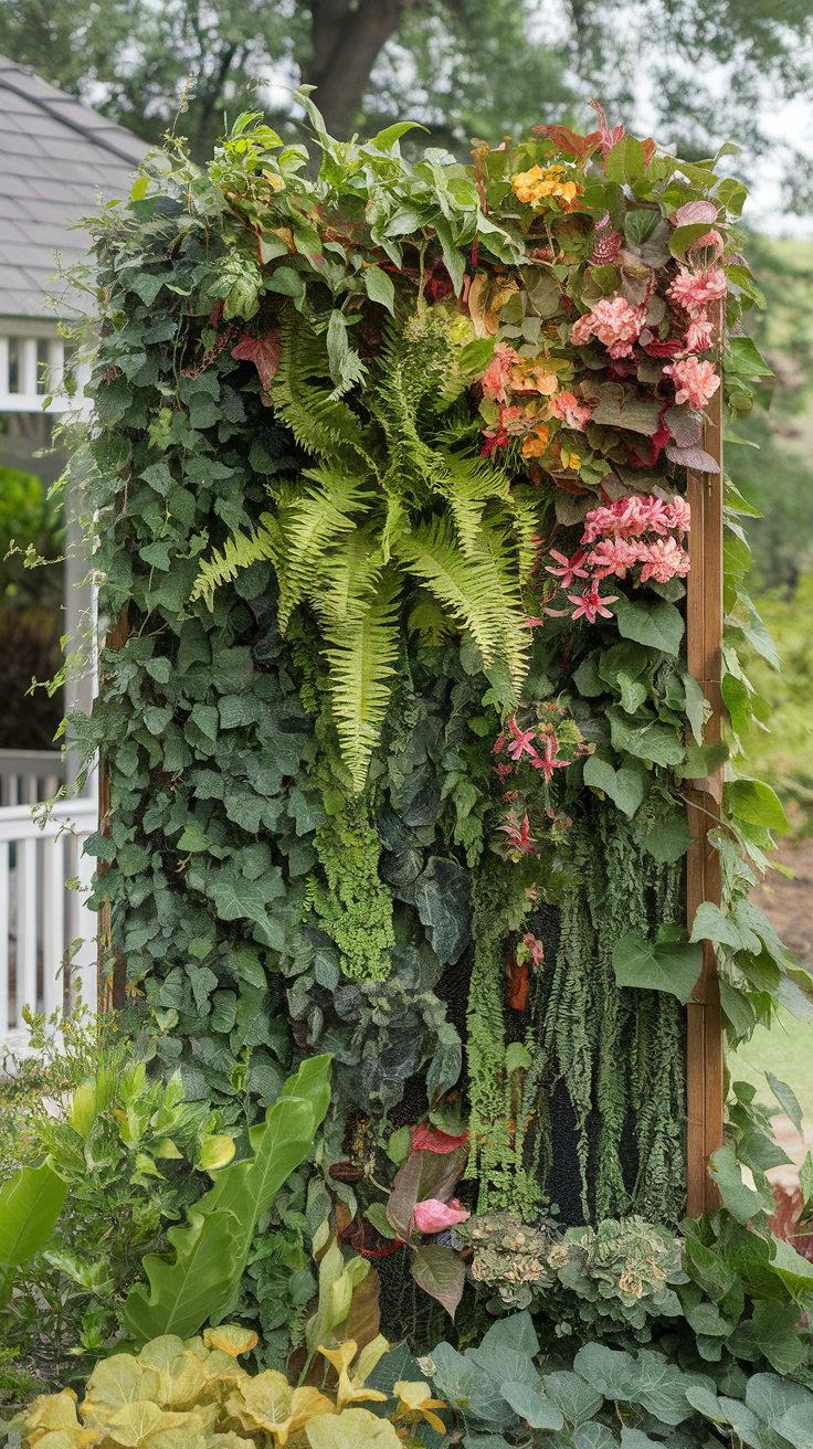 Turn your love for plants into a functional privacy solution with vertical garden screens. These lush walls of greenery not only block views but also add a stunning visual element to your space.