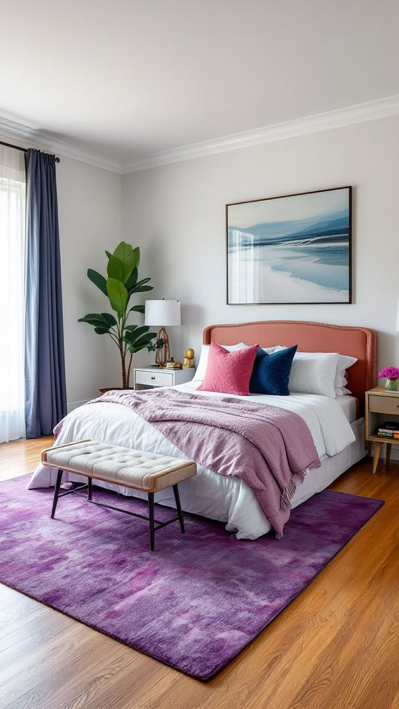 Violet rugs add a fun pop of color to any room, making your space feel more inviting. They pair wonderfully with various decor styles and can really tie the whole look together. Whether you want to cozy up your bedroom or brighten your living room, a violet rug is a great choice.