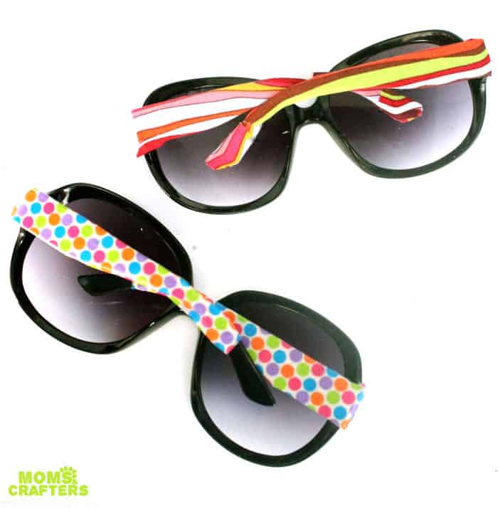 Washi tape sunglasses