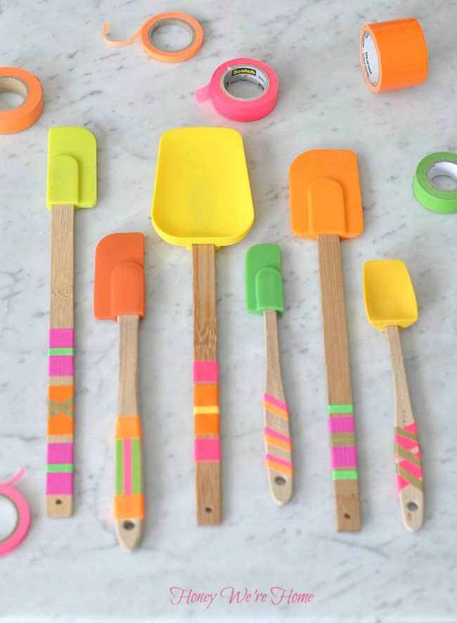 Washi tape spatulas