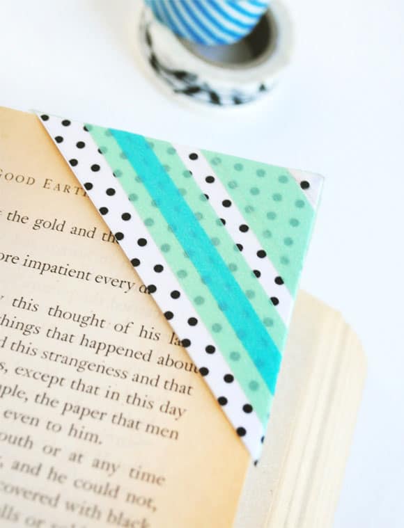 DIY Washi Tape Bookmarks