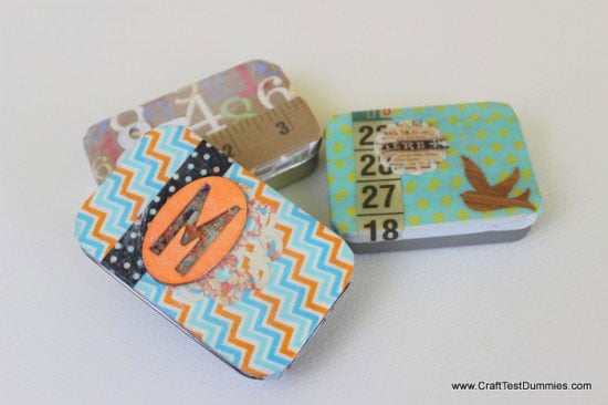 Washi Tape Altoid Tin makeover