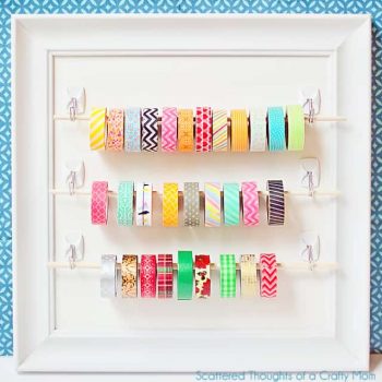 20 DIY Washi Tape Storage Ideas You Need to Control Your Stash