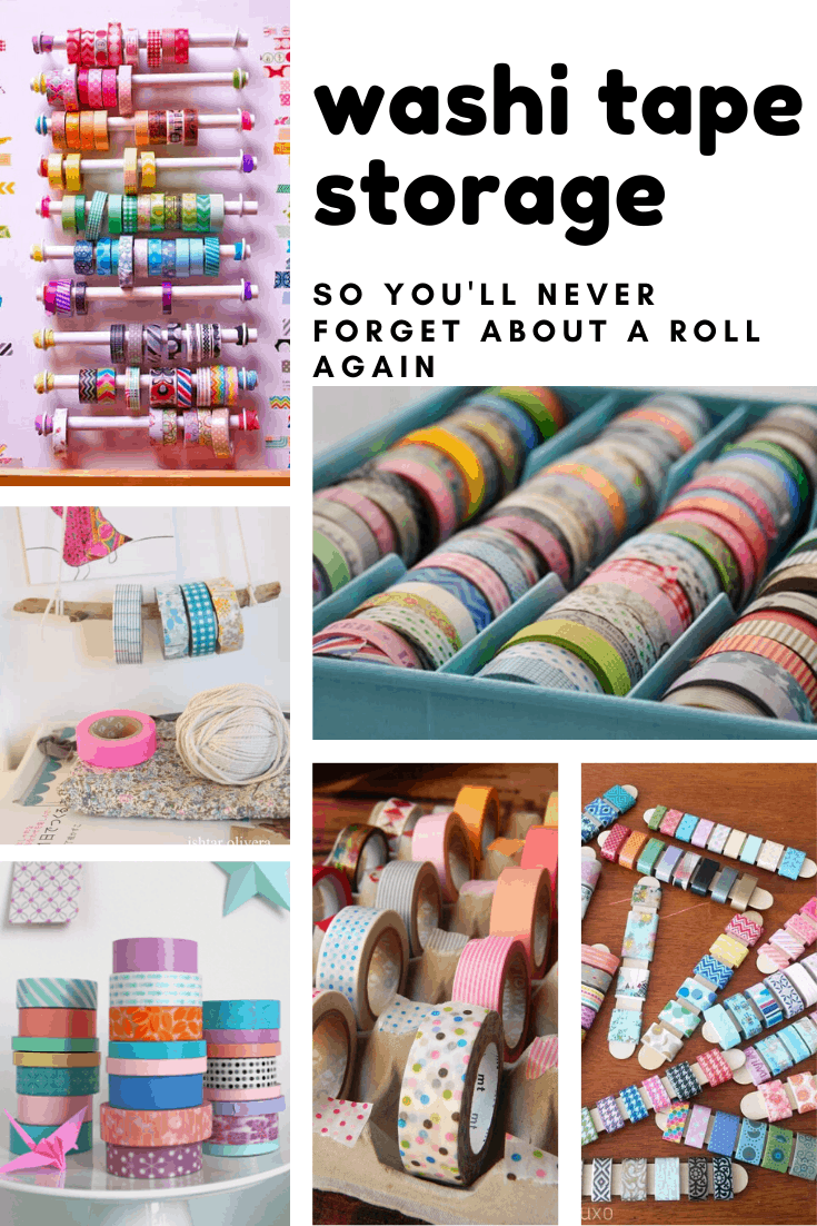 20 DIY Washi Tape Storage Ideas You Need to Control Your Stash