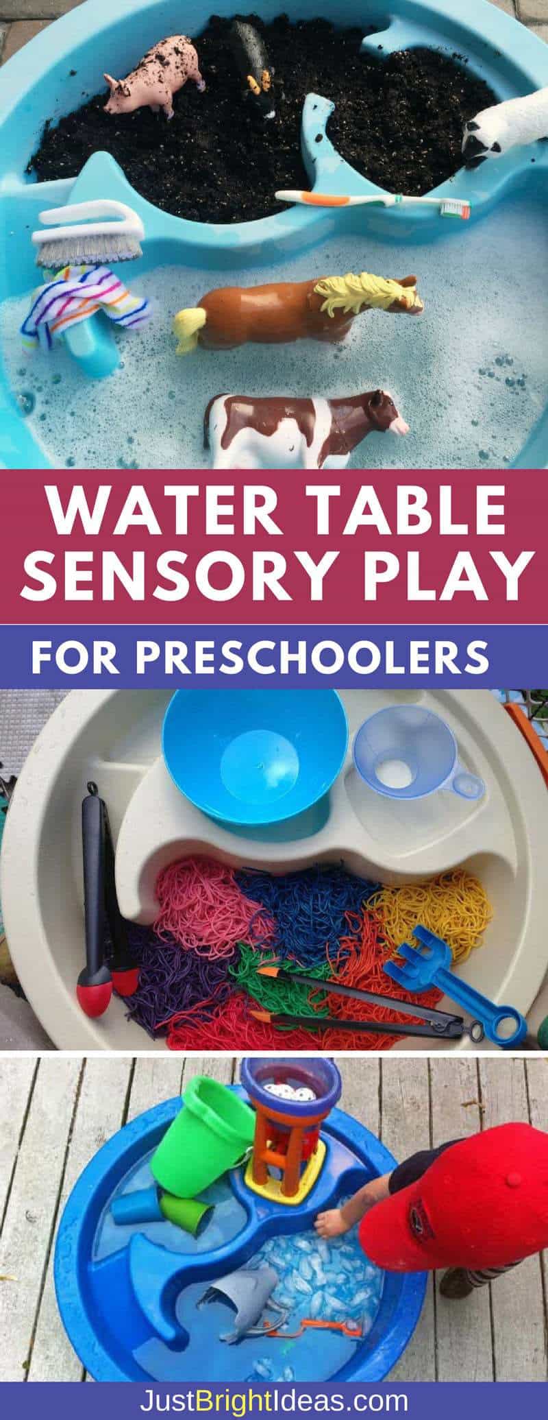 water table sensory play for preschoolers