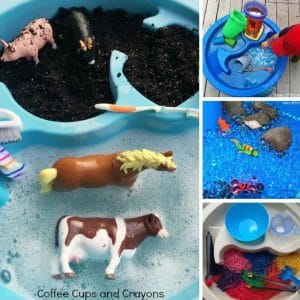 water table sensory play for toddlers