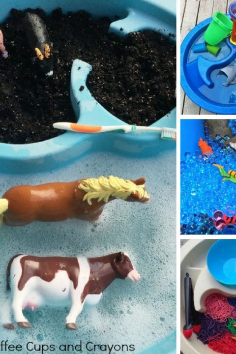water table sensory play for toddlers