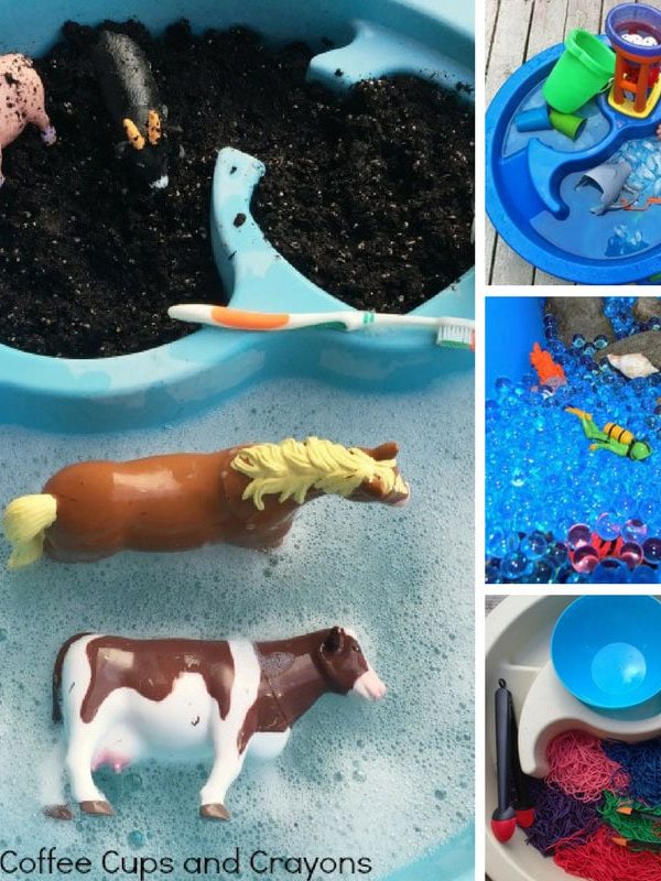water table sensory play for toddlers