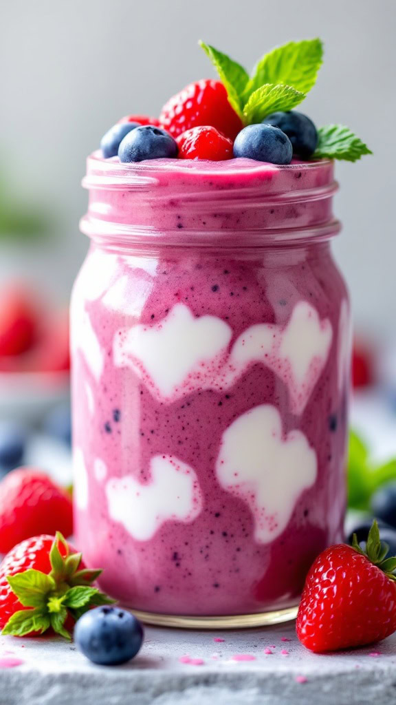 Prep your breakfast in advance with these easy and nutritious breakfast jar recipes. Perfect for grab-and-go mornings or meal prep days! 🌟🍓 #BreakfastIdeas #HealthyRecipes #MealPrepGoals