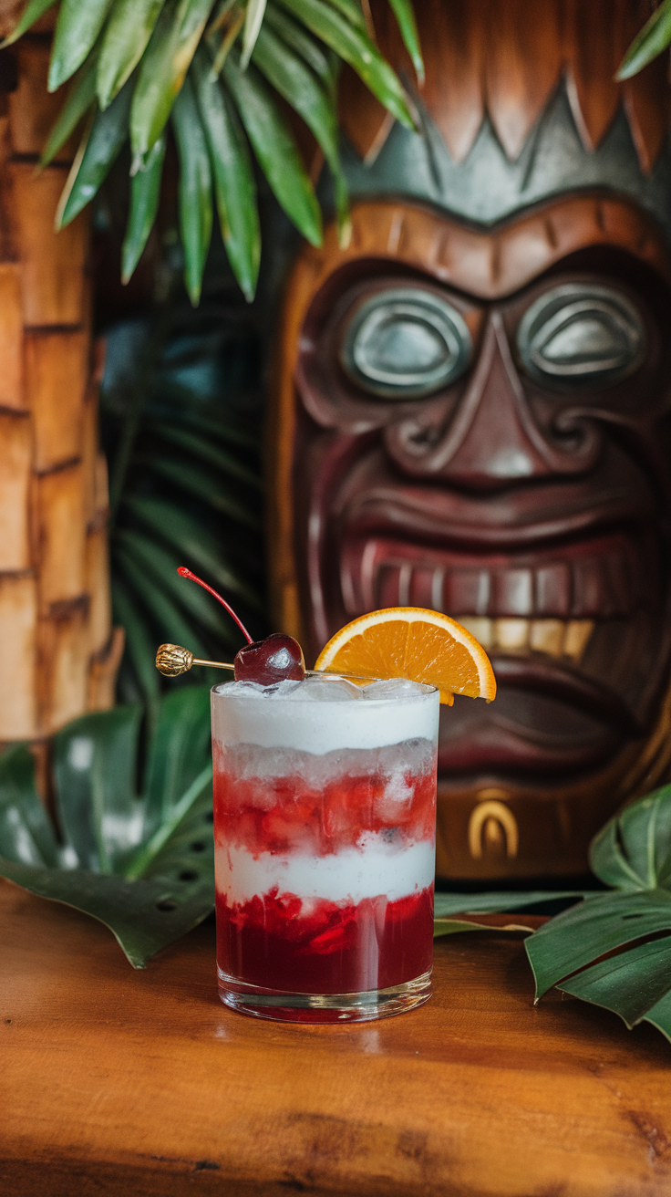 10 Tiki Cocktail Recipes for the Ultimate Tropical Party 🌟🍍 These fun and fruity cocktail drinks are packed with flavor and island flair. Your guests will love every sip! 🍹🏝️ #FancyDrinks #AlcoholicDrinks #Tropical